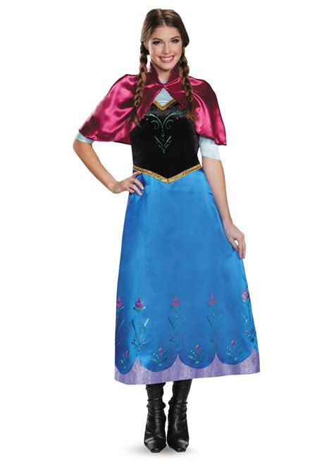 anna frozen halloween costume for adults|adult anna costume plus size.